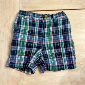 Toddler Chaps plaid shorts
